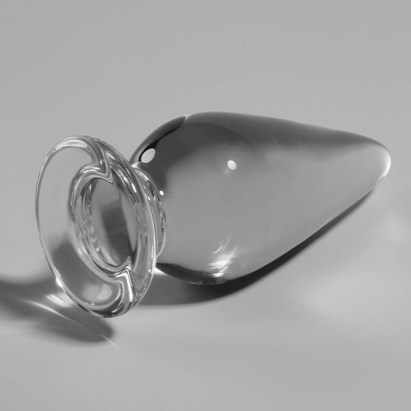 NEBULA SERIES BY IBIZA - MODEL 4 ANAL PLUG BOROSILICATE GLASS 11 X 5 CM CLEAR 6